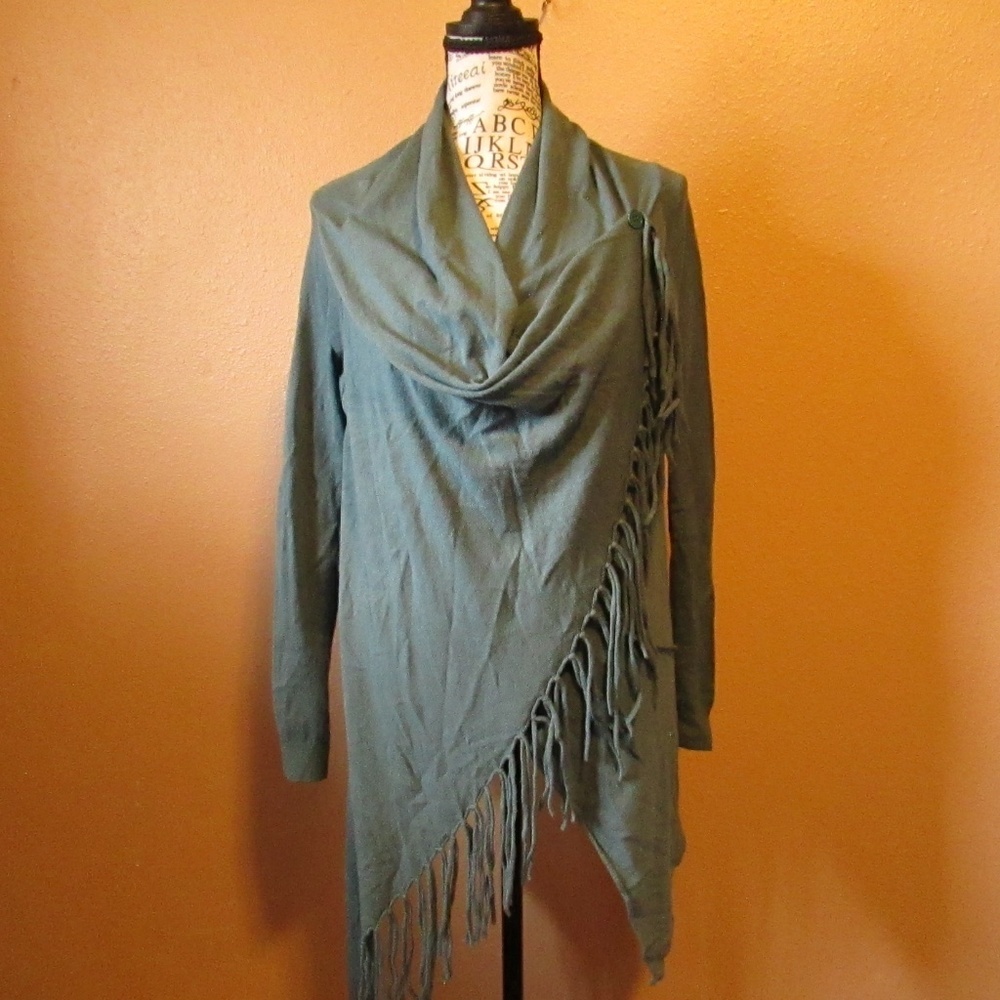 Lovestitch Green Wrap Cardigan